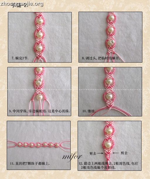 开贴教<em>姐妹</em>们编红绳<em>手链</em> - 女性天地 - 梦溪论坛