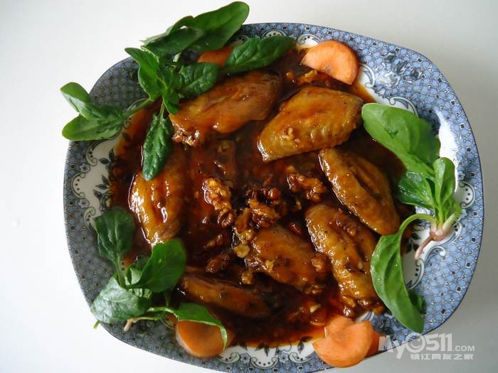 桃仁番茄汁鸡翅 - 饮食男女 - 梦溪论坛 镇江,时