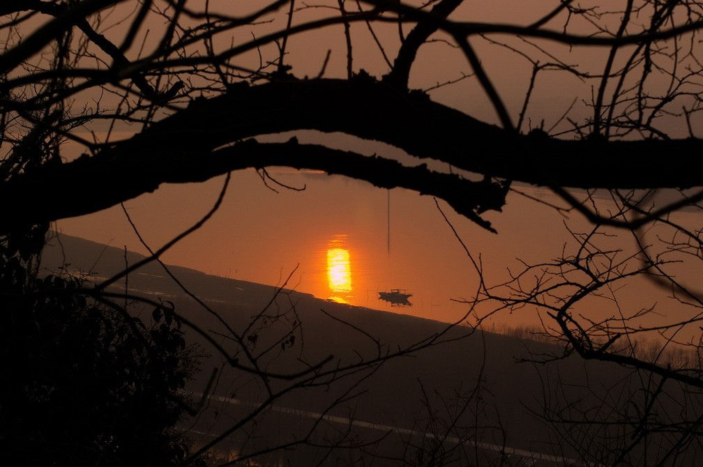 海门观日 - 镜头里的镇江 - 梦溪论坛 镇江,时事