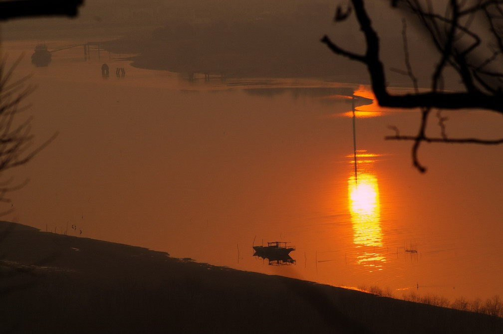 海门观日 - 镜头里的镇江 - 梦溪论坛 镇江,时事