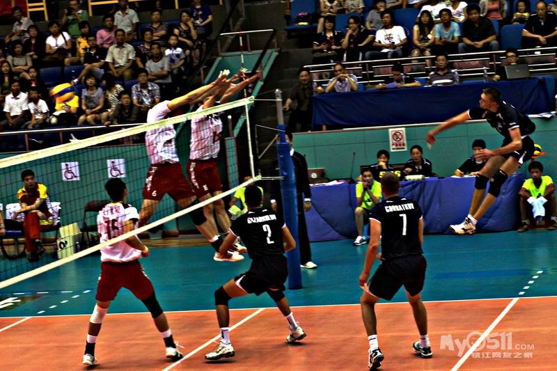 网上争夺--看国际排球比赛 - 快乐老家 - 梦溪论