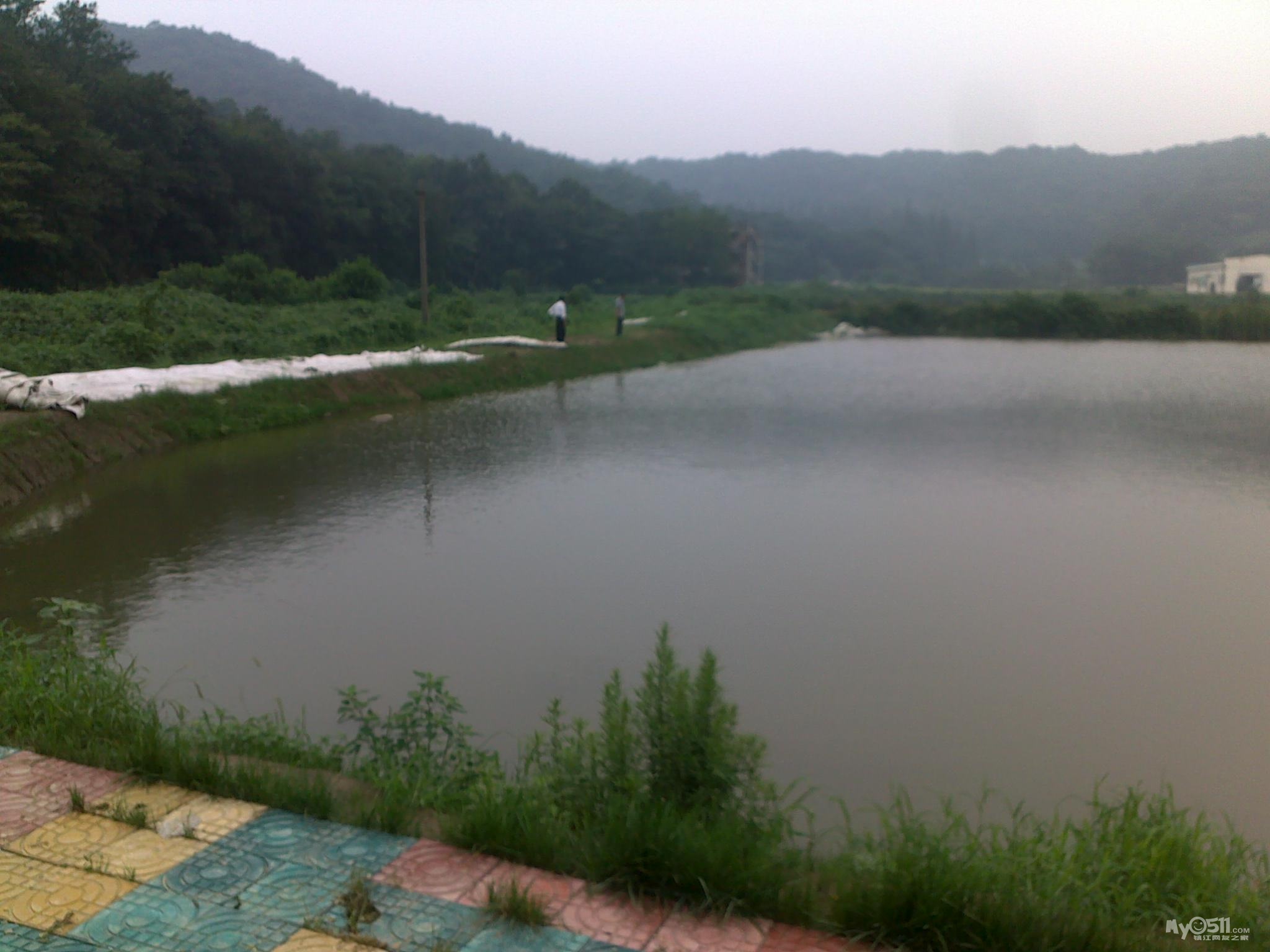 今天冒雨去南山陈家湾鱼塘钓鱼吃烧烤了