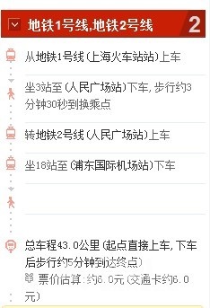 十万火急:从上海火车站去浦东机场T2航站楼怎