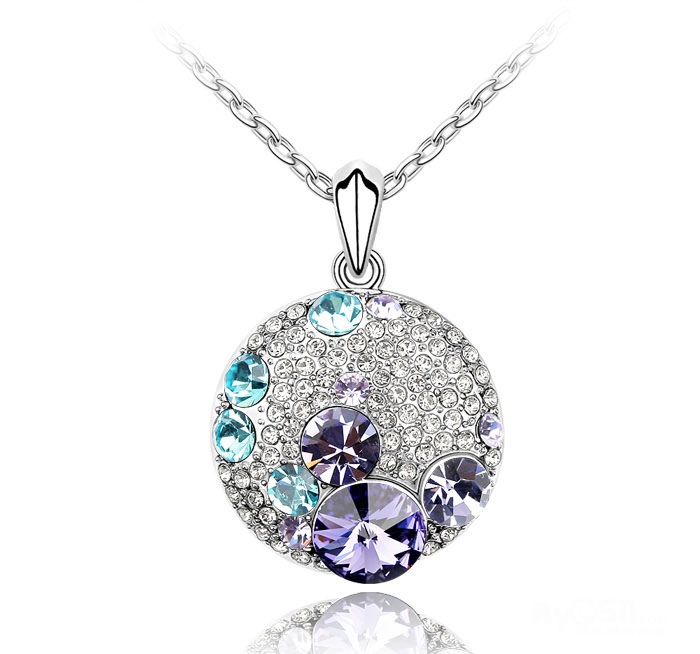 奥地利水晶项链、手链、耳环、耳钉、戒指 让