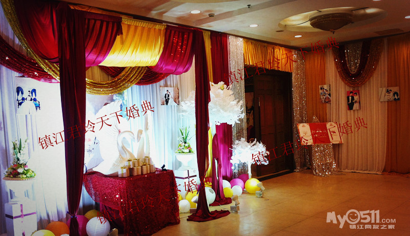 玲天下婚礼尊荣馆同一(例:京城)酒店不同风格的