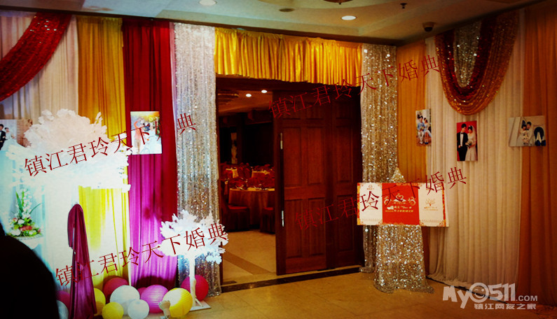 玲天下婚礼尊荣馆同一(例:京城)酒店不同风格的