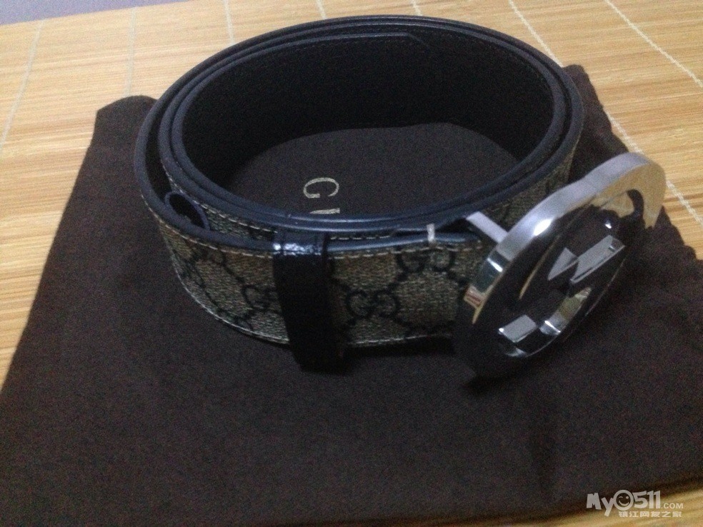 一手GUCCI 男士腰带 (有发票)。1000 诚心要的