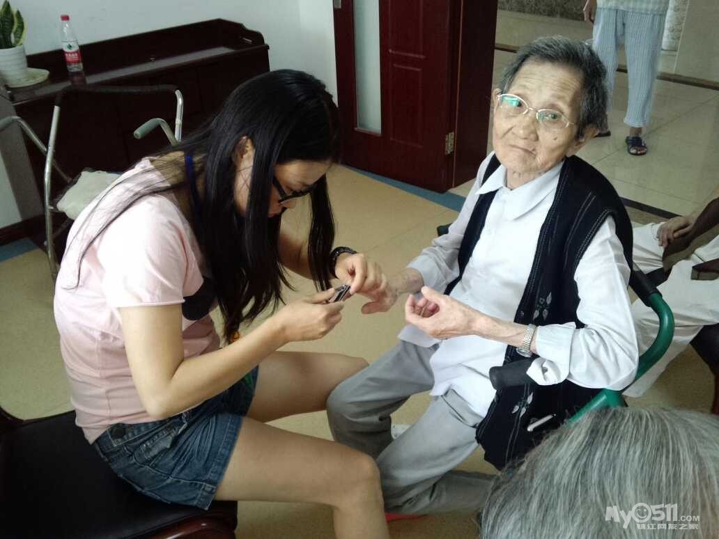 一位老人写给大爱义工的感谢信 - 0511爱心家