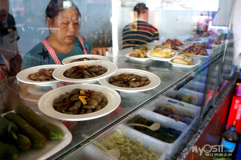 吕四港海鲜饭店_海鲜饭店门头设计_海鲜小炒(3)