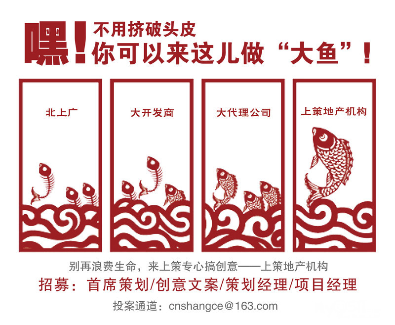 上策地产机构高薪寻资深房产策划、高级文案、