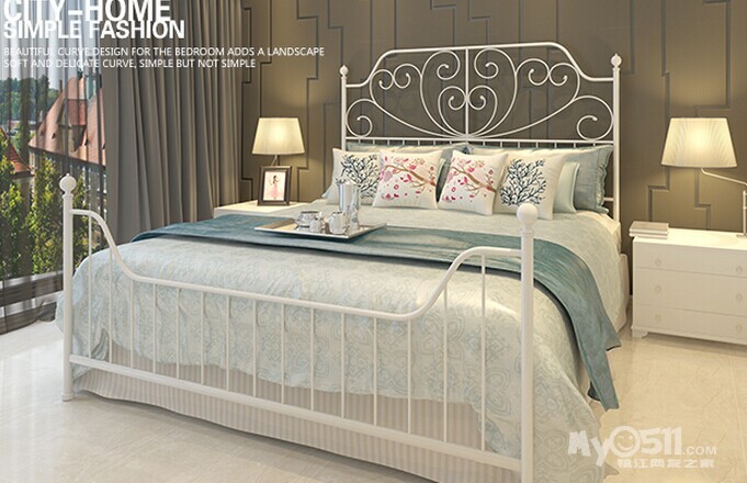 宜家家居公主铁艺床 - 闲置转让 - 梦溪论坛 镇江