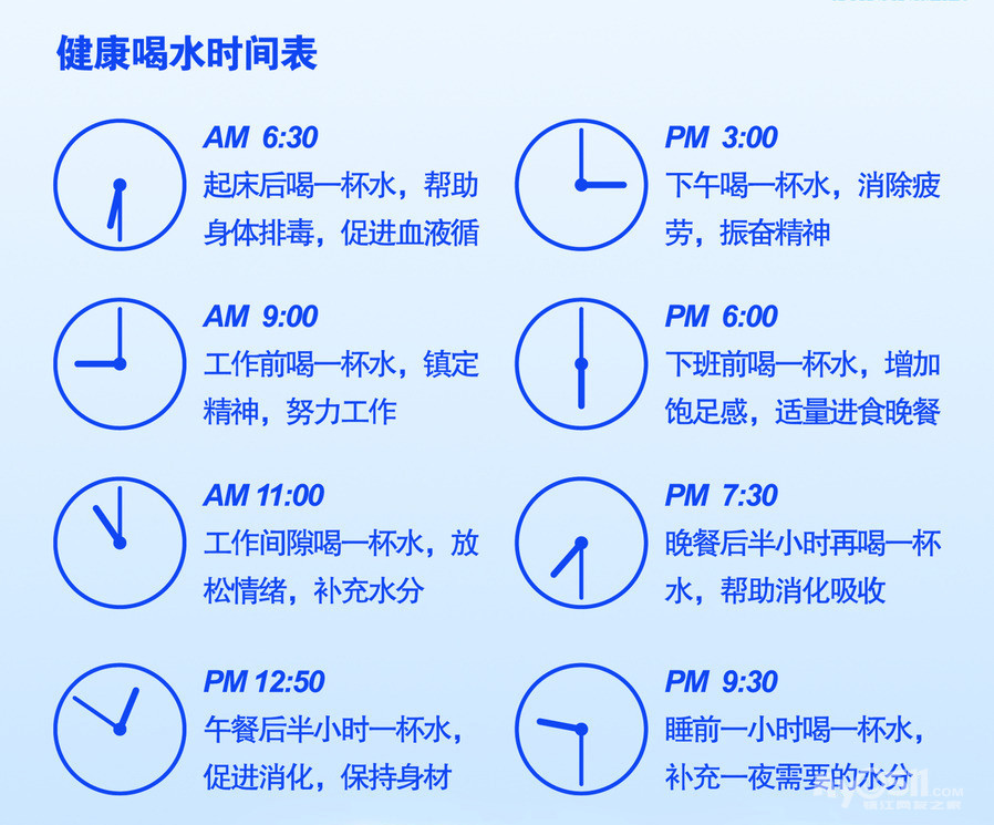 在对的时间 喝对的水