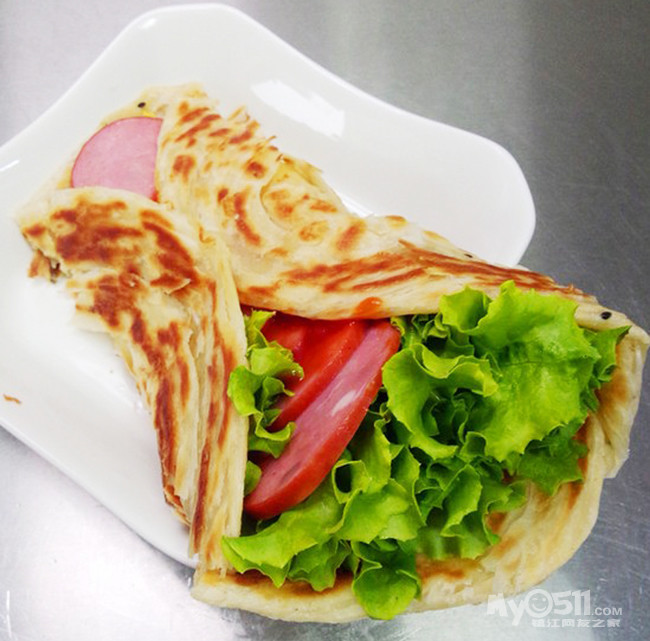 浙江特产梅干菜扣肉麦饼\/手抓饼夹料鸡腿排超