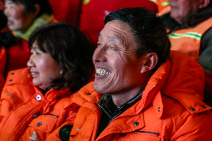 城市因你而美丽--新春慰问环卫工人文艺演出 -