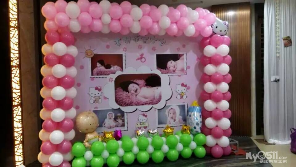 承接宝宝生日宴,白露宴,满月酒席布置!给宝贝一