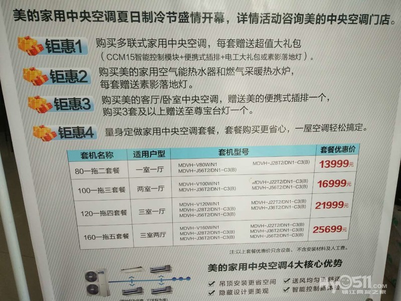 [苏尼商贸]美的中央空调最新优惠活动 - 美的中
