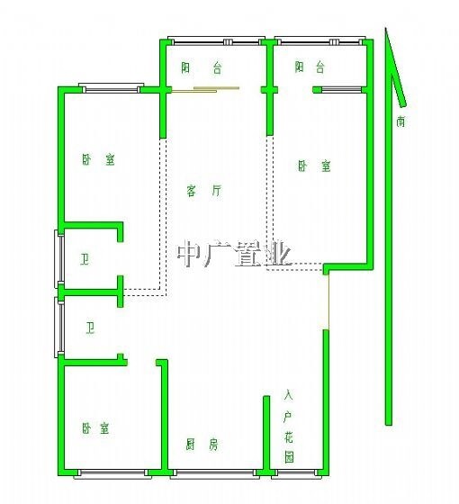 标题[卖房 东吴路 江山名洲115平多层毛坯一楼半独库11平双阳台