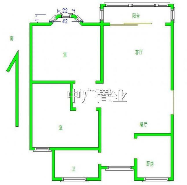 学府h急售恒美嘉园84平精装设全南北通透库16平看中可谈 二室一厅