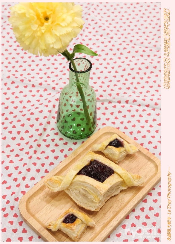 蓝莓果酱千层酥——飞饼版