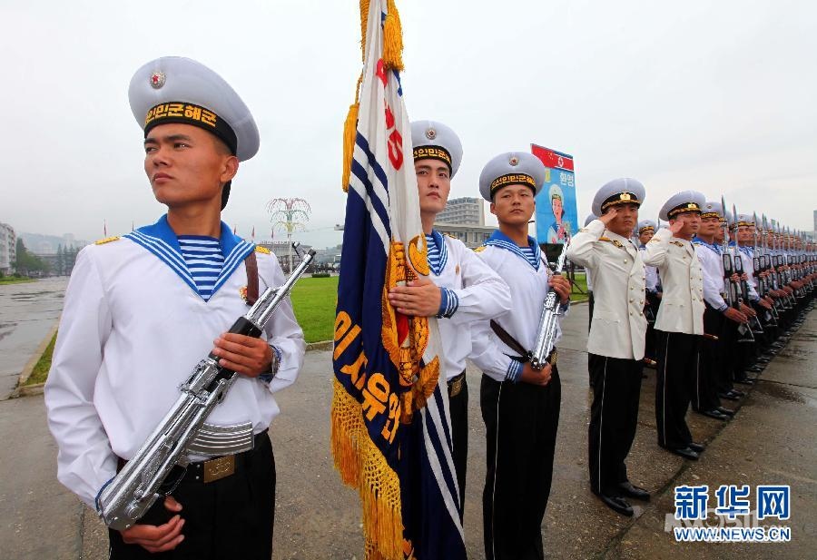 中國海軍編隊訪問朝鮮