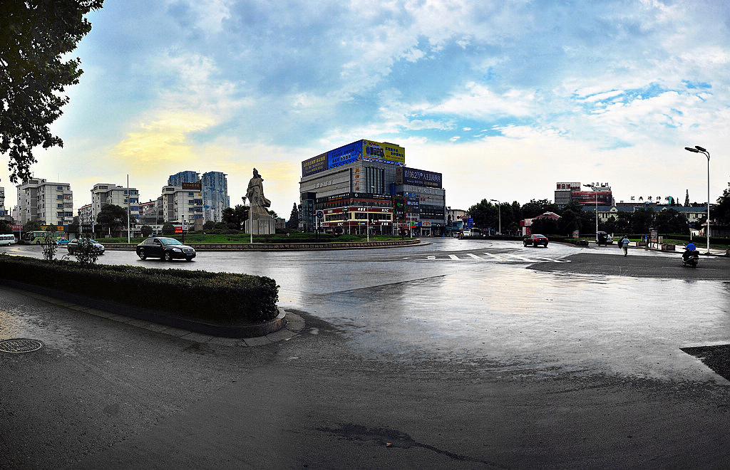 梦溪广场的早晨