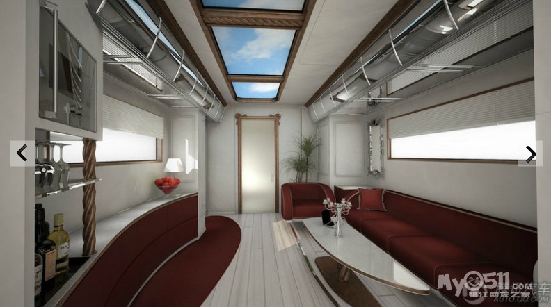 内含一室一厅 价值近2000万元房车亮相