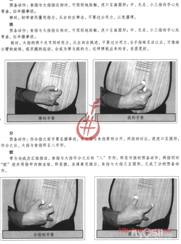 琵琶60种指法图片