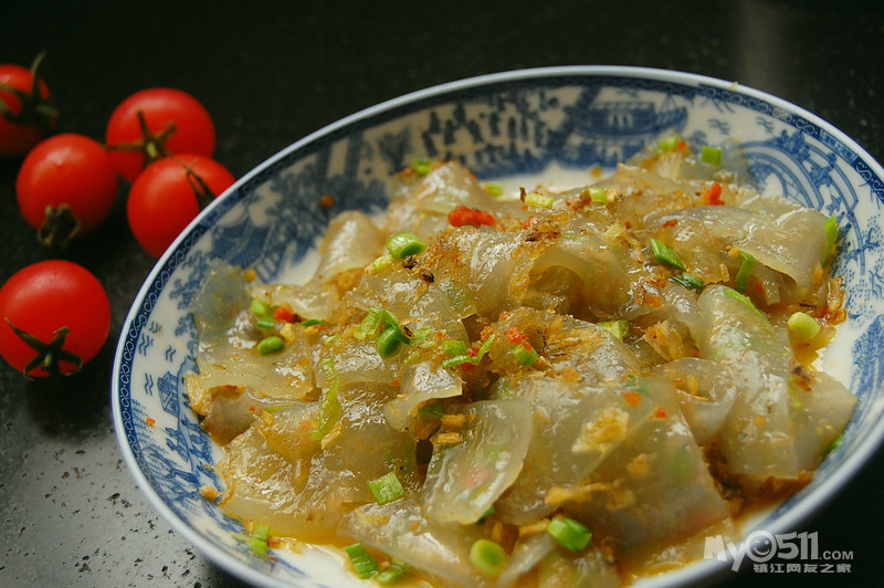 蟹黄炒粉皮,靖江菜,每次过年必吃,全家都爱吃