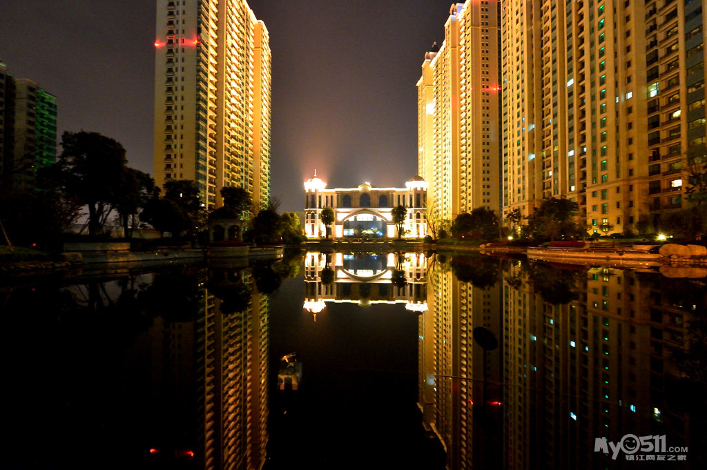 洛阳恒大绿洲夜景图片