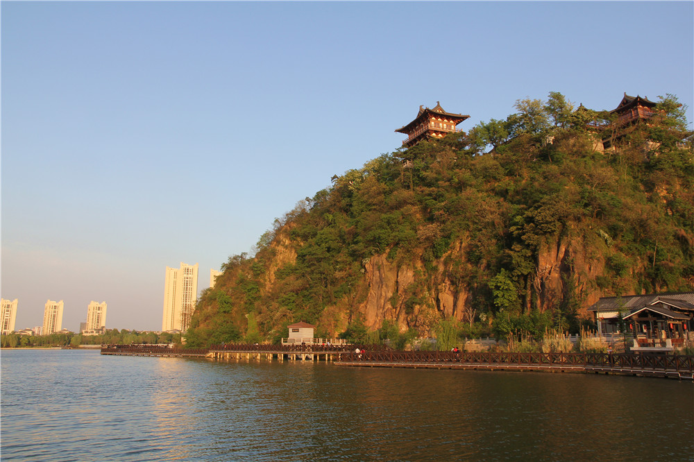 镇江北固湾景区图片