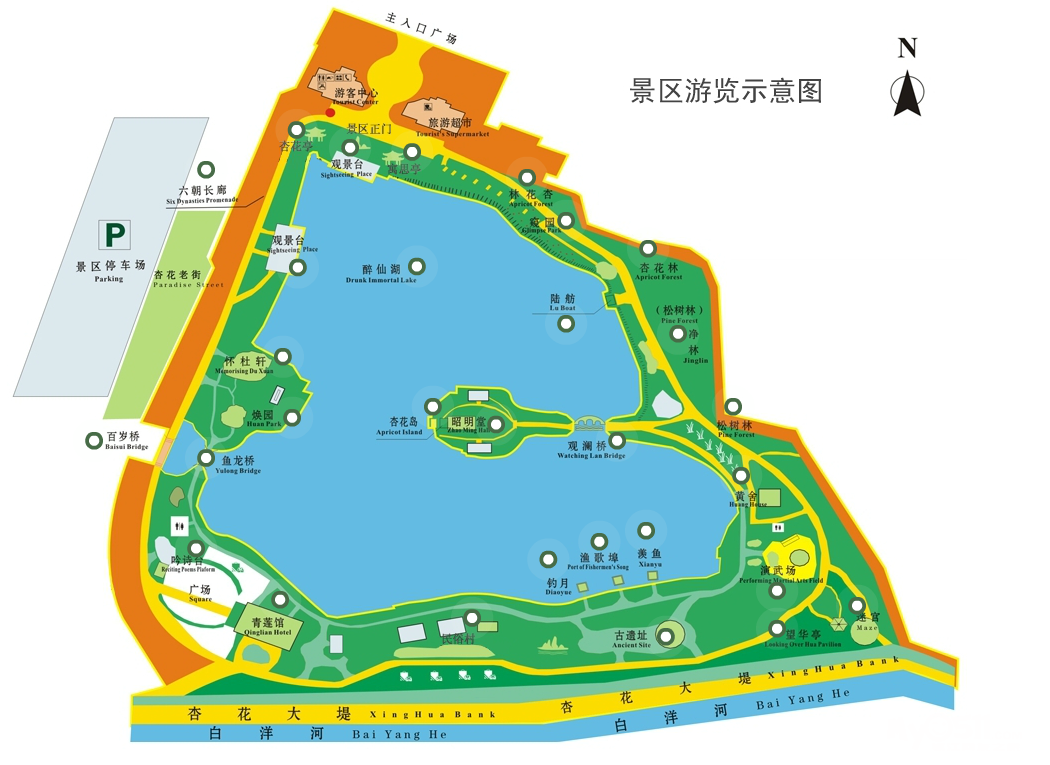 九华天池地图图片