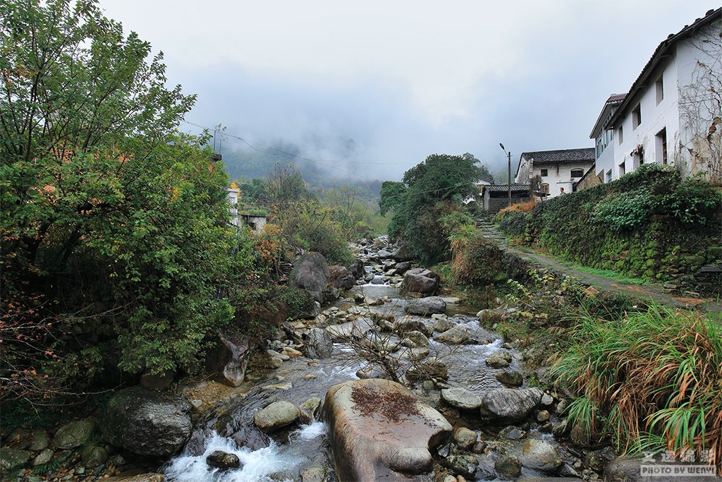 走进如画山村—安徽石台白石岭