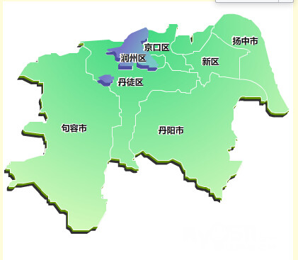 大概镇江的各个辖区行政范围是省内最扯淡的