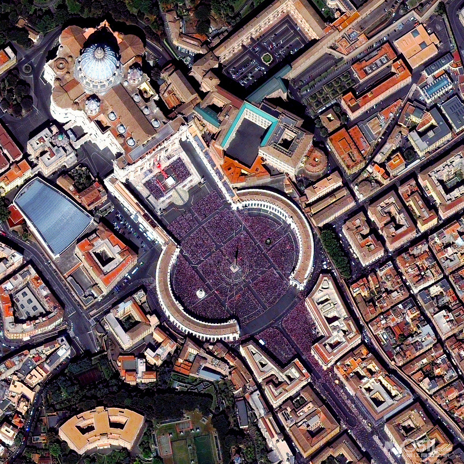 位于梵蒂冈城的圣彼得教堂