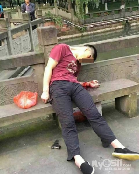 成都男子公园内中枪身亡 脚边有枪 - 百姓话题