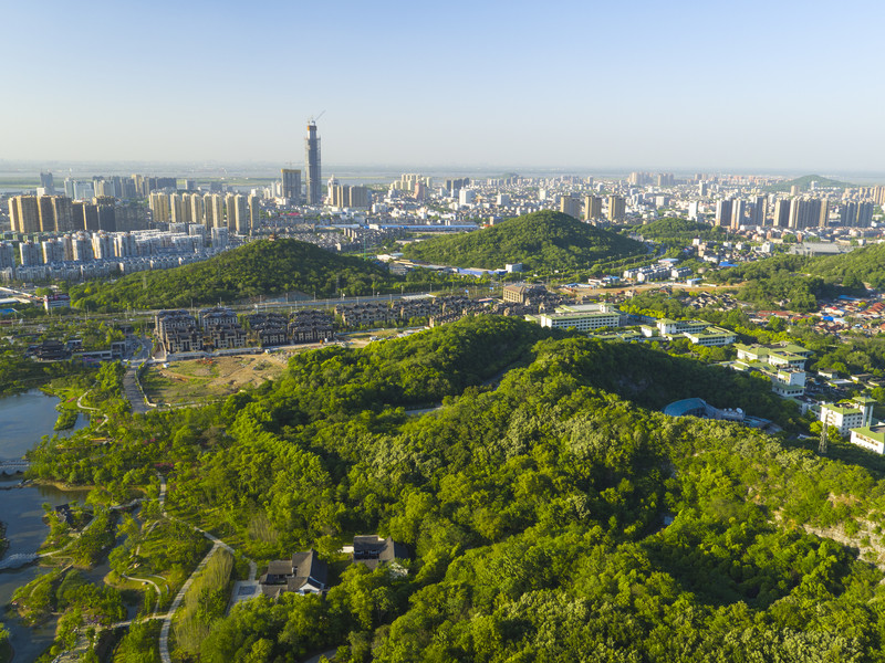 美丽镇江,依山傍水的城市山林 南山航拍