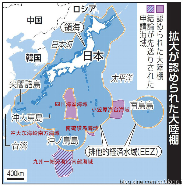 日本领海基线全图图片