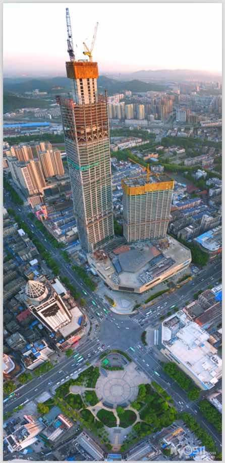 带你到镇江苏宁广场上空看云海