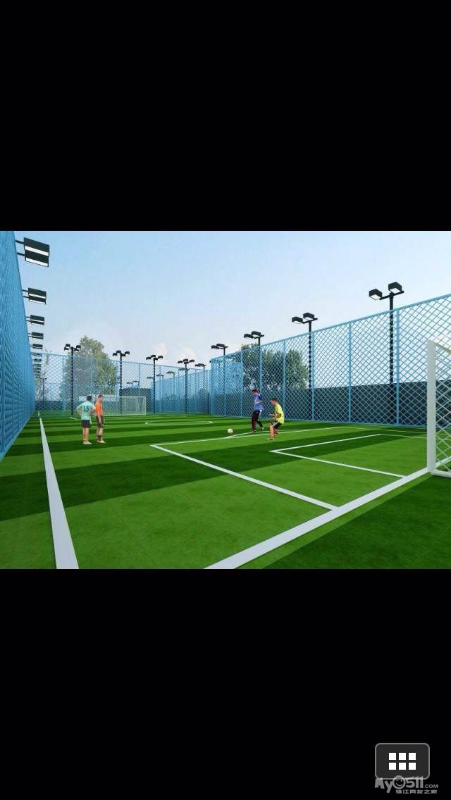 艾尚露天2片5人制足球场闪亮登场