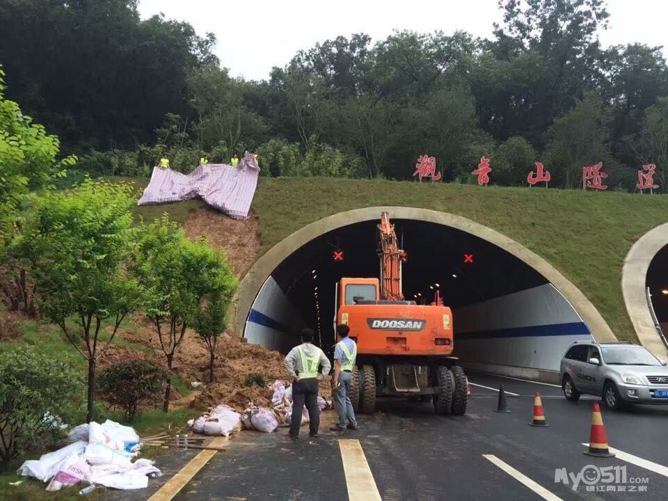 镇江观音山隧道图片