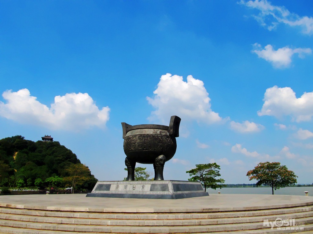 镇江北固湾景区图片