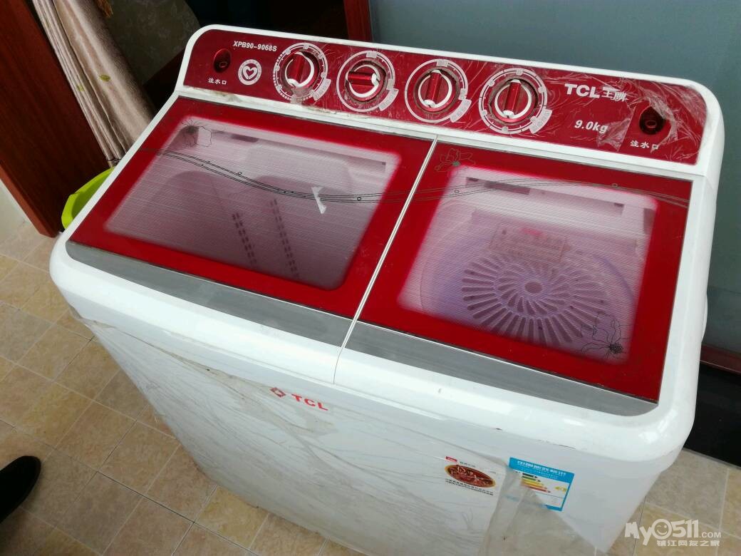 转让一台tcl双缸洗衣机,9.5成新,自提