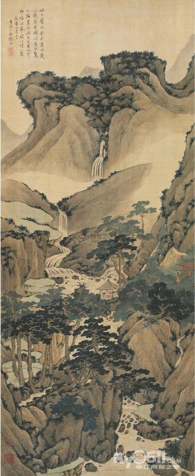 所作山水得镇江本邑的江山气象,绘画重写实以及意境的构建,03  梦溪