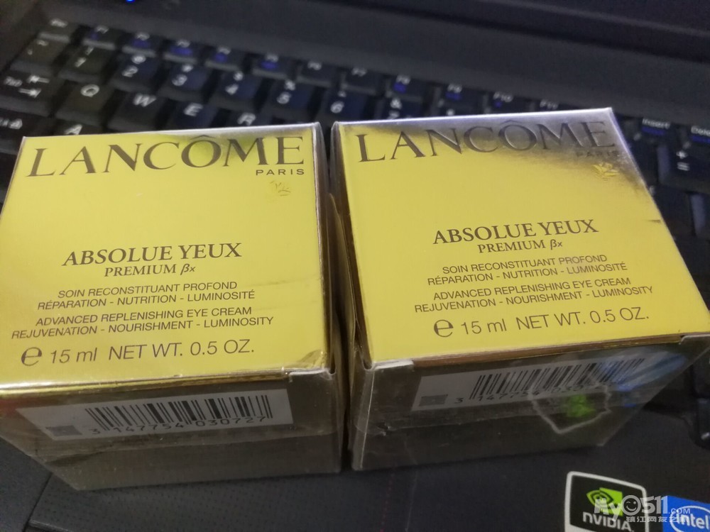 低价转让兰蔻lancome absolue yeux absolute eye金纯/菁纯卓颜眼霜