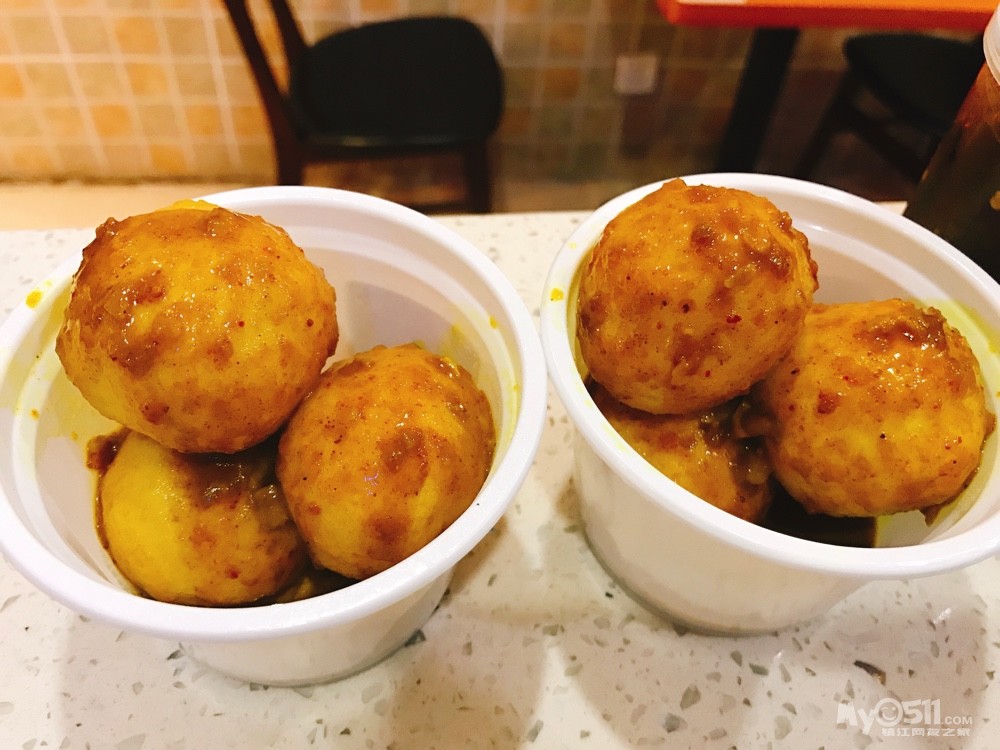 香港长洲大鱼蛋.爆脆,超级赞啊!