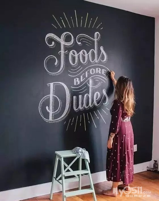 03  梦溪论坛 家庭装修 锦华装饰 03 家居黑板墙,简直就是装x神器