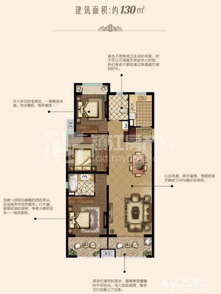 学府 L中建大观一手新房 19年2月份交房 三房两