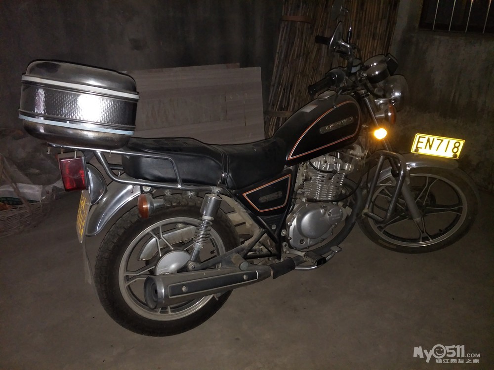 超级省油代步工具铃木gn125黑色小旋风转让