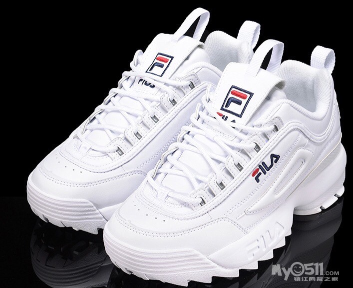 fila斐乐破坏者2代中性白鞋