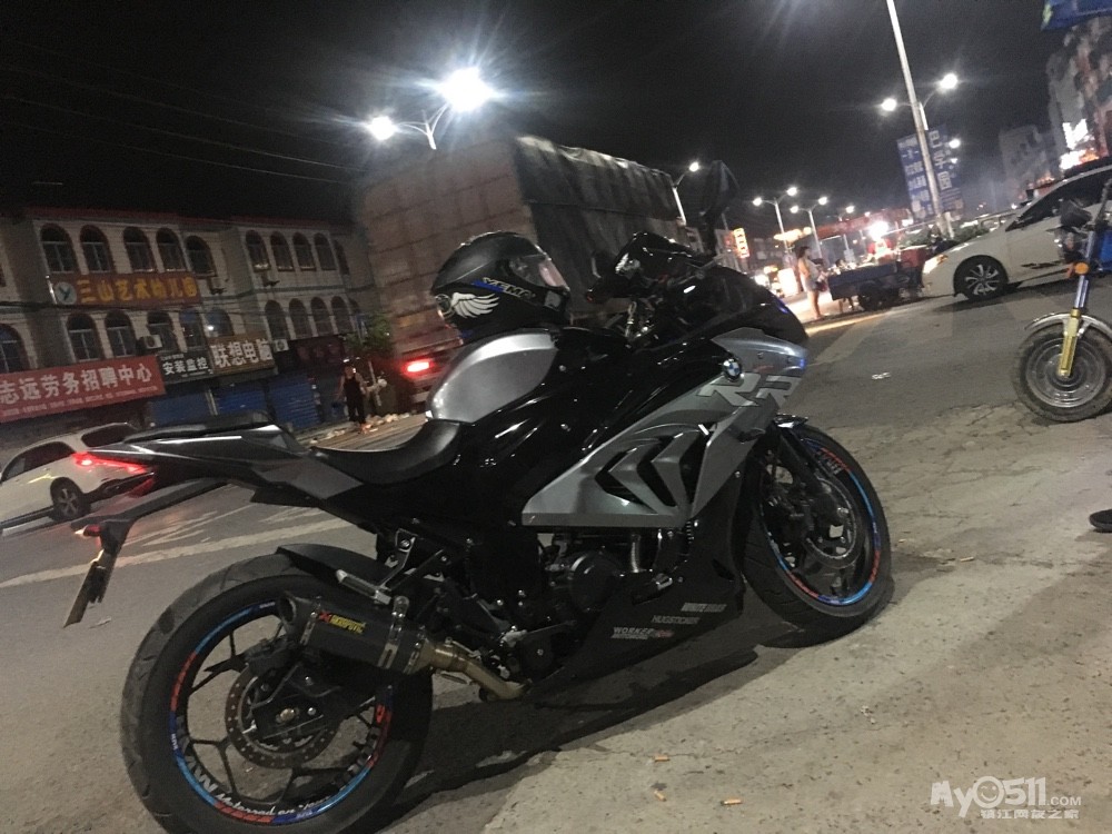 国产宝马永源双缸350趴赛摩托车,600公里准全